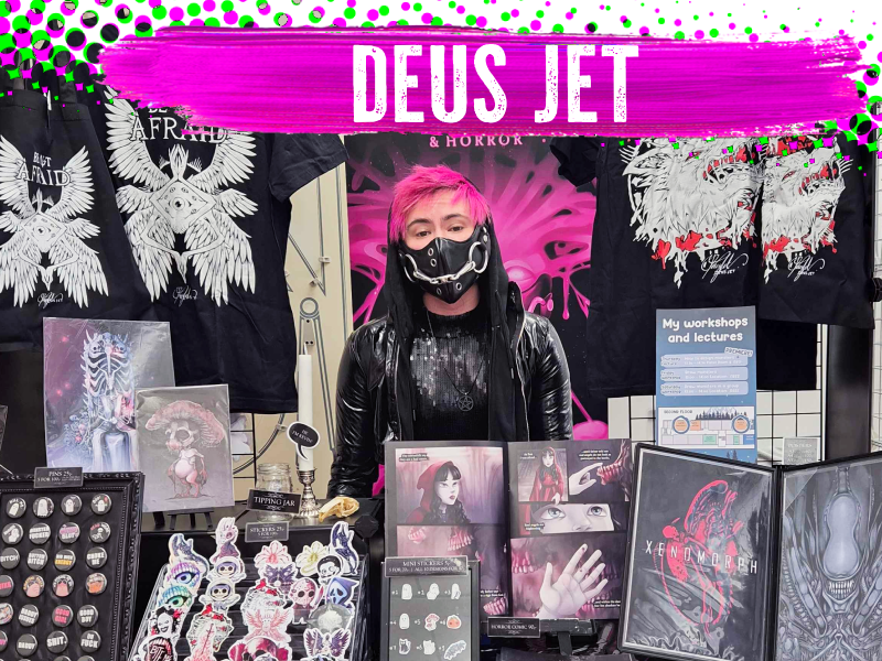 Monster, dark fantasy och skrämmande vackra konstverk.